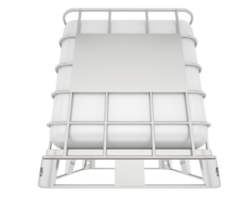 Water container isolated on white background. 3d rendering png