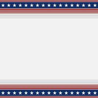 American flag template background with copy space. USA background illustration vector