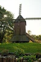 wooden mill, poland. mill in the old mill, Poland. photo