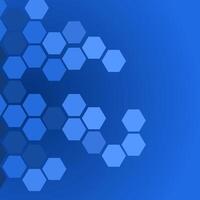 Science and technology background with hexagons. Molecular structure and chemical compounds. Geometric abstract background. illustration. vector