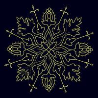 Hand drawn flat design simple flower outline vector