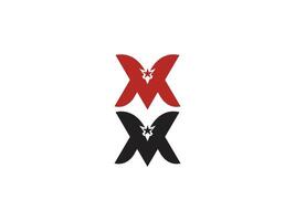 Alphabet letters Initials logo VM, MV, V and M vector