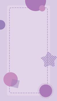 geometry background with frame of purple shape vector