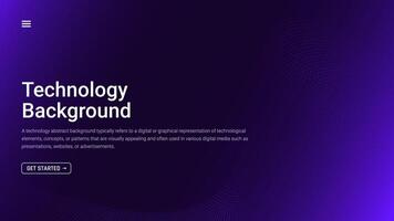 Technology abstract background. Modern abstract background inspired by modern technology trends. vector