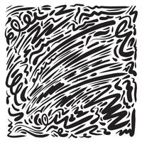 Maze with swirled and curved lines. abstract background with chaotic random waves, lines, dashes and curls. Freehand vector