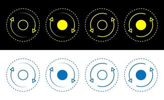 Consistency thin linear technology network outline icon. vector