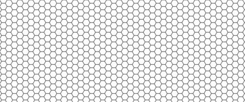 hexagon geometric pattern. seamless hex background. abstract honeycomb cell vector