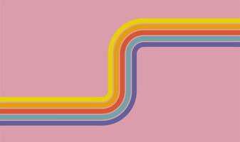 Abstract background of rainbow Wavy Line designs pattern ready to use for cloth, textile, wrap and other. vector