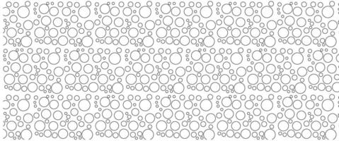Bubbles soda seamless pattern. white color soap texture. vector