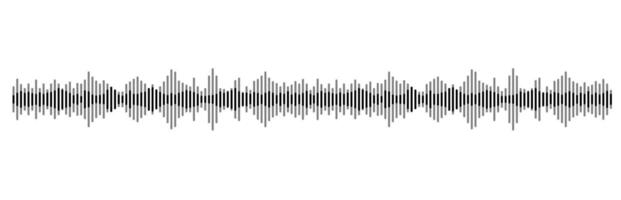 seamless sound waveform pattern for music players, podcasts, and editors. vector
