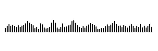 seamless sound waveform pattern for music players, podcasts, and editors. vector
