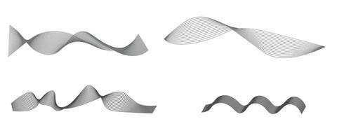 Set of dotted abstract forms. Distressed overlay texture. illustration vector