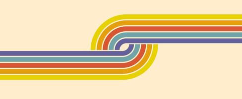Abstract background of rainbow Wavy Line designs pattern ready to use for cloth, textile, wrap and other. vector