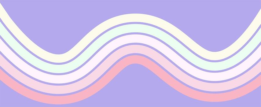 Abstract background of rainbow Wavy Line design pink shades. pattern ready to use for cloth, textile. vector