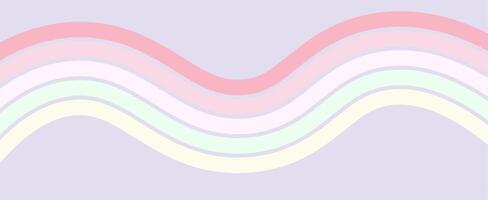 Abstract background of rainbow Wavy Line design pink shades. pattern ready to use for cloth, textile. vector