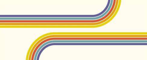 Abstract background of rainbow Wavy Line designs pattern ready to use for cloth, textile, wrap and other. vector