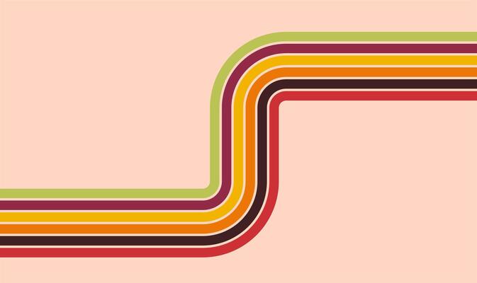 Abstract background of rainbow Wavy Line designs pattern ready to use for cloth, textile, wrap and other.