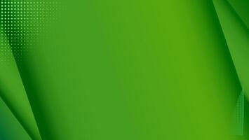 abstract green banner background with diagonal lines and dots for business presentation. vector