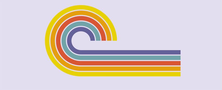 Abstract background of rainbow Wavy Line designs pattern ready to use for cloth, textile, wrap and other. vector