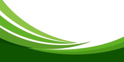 Modern green banner background. Graphic design banner pattern background template with dynamic wave shapes. vector