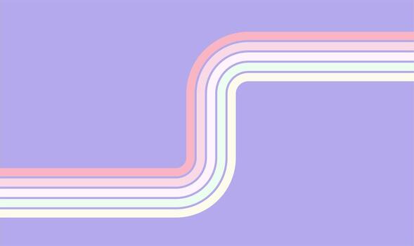 Abstract background of rainbow Wavy Line design pink shades. pattern ready to use for cloth, textile. vector