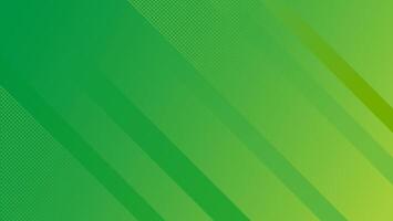 abstract green banner background with diagonal lines and dots for business presentation. vector