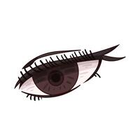 Illustration of eye vector