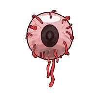Illustration of red eye vector