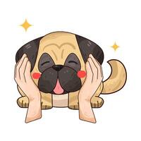 Illustration of bulldog vector