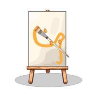 Illustration of paint brush vector