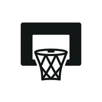 Baketball hoop icon design templates simple and modern vector