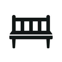 Bench icon design vector