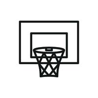 Baketball hoop icon design templates simple and modern vector