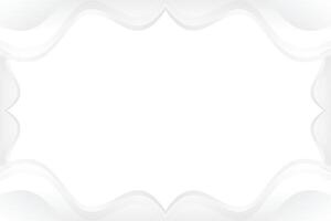 white wave abstract background vector