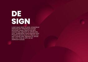 gradient background with abstract shapes vector