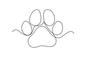 Eye single line art, continuous one line drawing of Isolated outline art black white background vector