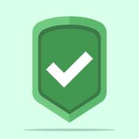 Protection shield concept. Protection, security, guard. Shield, padlock, security shield, security shield with check mark and padlock. Security shield symbol. flat illustration on background. vector