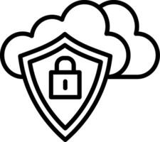 Private Line Icon Design vector