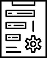 Priority Line Icon Design vector