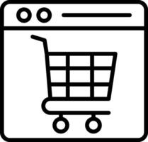 Website Line Icon Design vector