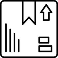 Package Line Icon Design vector