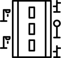 Road Line Icon Design vector