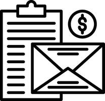 Corporate Identity Line Icon Design vector