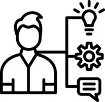 Skills Line Icon Design vector
