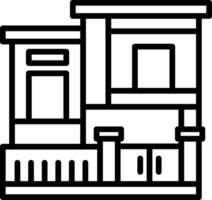 House Line Icon Design vector