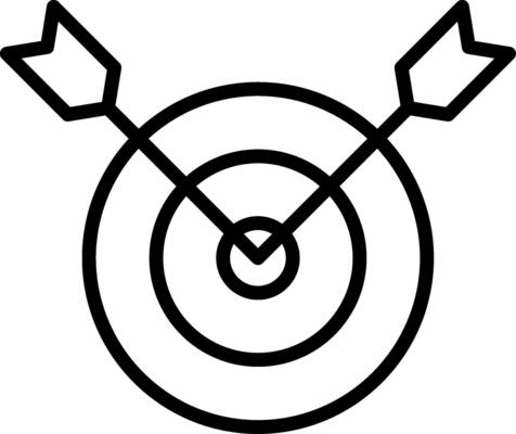 Target Line Icon Design