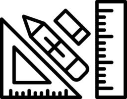 Design Tool Line Icon Design vector