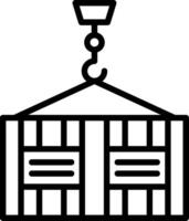 Container Line Icon Design vector