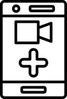 Call Line Icon Design vector