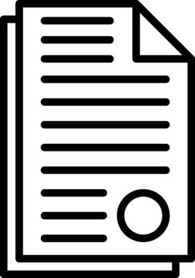 Document Line Icon Design